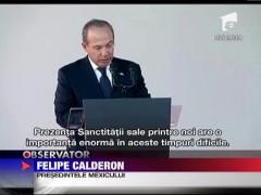 Papa Benedict al XVI-lea a ajuns in Mexic