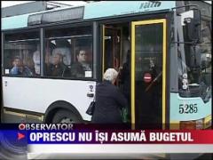 Primarul Sorin Oprescu nu isi va asuma bugetul votat vineri