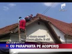 Un tanar din Brasov s-a prabusit cu parapanta