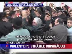 Violente in Chisinau