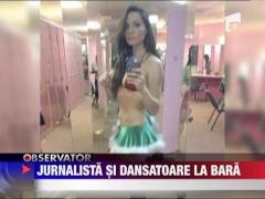 SUA: Jurnalista si dansatoare la bara