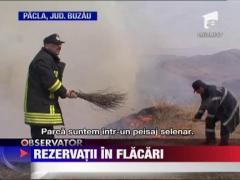 Stare de alerta in trei rezervatii naturale din tara