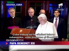 Papa Benedict s-a intalnit cu Fidel Castro