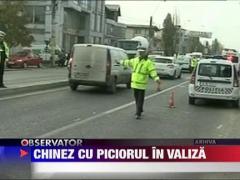 Descoperire macabra pe Aeroportul Henri Coanda: Picior de om gasit in bagajul unui chinez