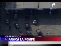 Greva distribuitorilor de combustibil din Marea Britanie provoaca panica la pompe