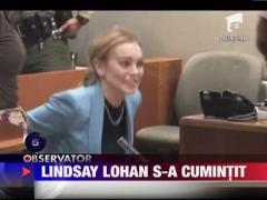 Lindsay Lohan a incheiat cu succes perioada de suspendare