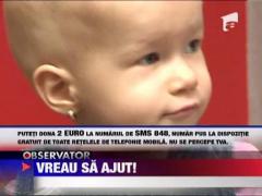 VREAU SA AJUT! Amelia se lupta cu o boala crunta