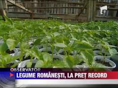 Legume romanesti, la pret record