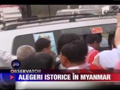 Alegeri istorice in Myanmar