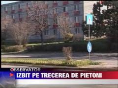 IMAGINI SOCANTE! / Lovit in plin pe trecerea de pietoni