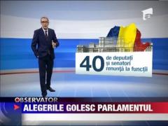 Alegerile golesc Parlamentul