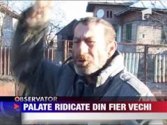 Palate ridicate din fier vechi