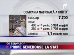 Prime generoase la stat