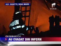 Baia Mare: Mansarda mistuita de flacari