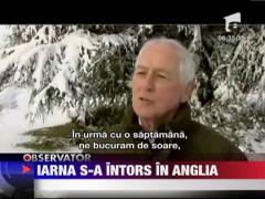 Iarna s-a intors in Anglia