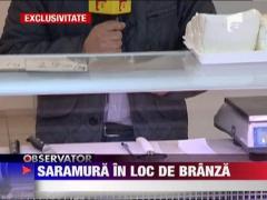 Saramura in loc de branza