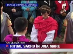 Ritualul sacru in Joia Mare