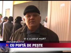 Aglomeratie in pietele de peste