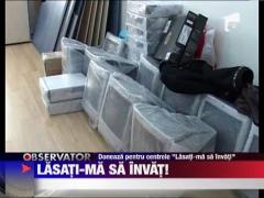 Campania "Lasati-ma sa invat" a dat roade