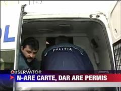 Decizie sideranta a judecatorilor. Bercea isi pastreaza permisul auto, desi e analfabet!