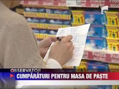 A inceput goana pentru cumparaturile de Paste