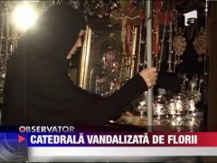 O catedrala din Timisoara a fost vandalizata