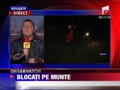 Patru turisti au ramas blocati pe munte