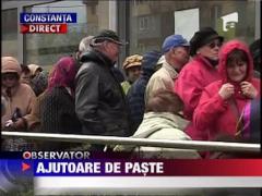 Ajutoare pentru saraci in Saptamana Patimilor