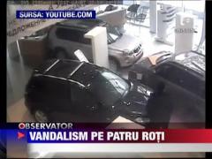 Vandalism pe patru roti