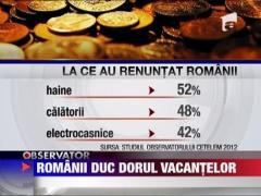 Romanii duc dorul vacantelor si viseaza sa-si cumpere electrocasnice