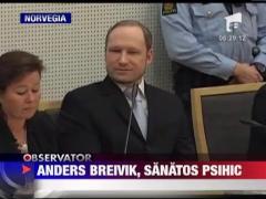 Teroristul norvegian era sanatos psihic in momentul in care a comis atacul soldat cu 77 de victime