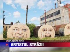 Galerie de arta pe strazile unui orasel din Rusia