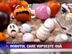 Robotul care vopseste oua