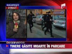 Tinere gasite moarte in parcare