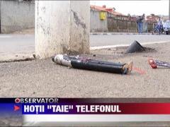 Hoti de cablu prinsi in Capitala