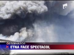 Vulcanul Etna a erupt din nou