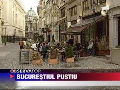 Bucurestiul pustiu de Paste