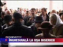 Aglomeratie la o biserica din Brasov