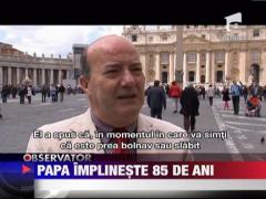 Papa Benedict al XVI-lea a implinit 85 de ani