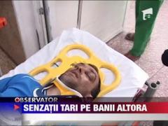 Accident cu masina furata