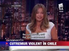 Cutremur violent in Chile