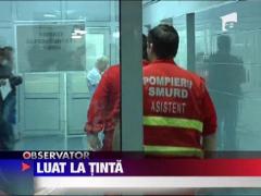 Hot de fier vechi impuscat in picior