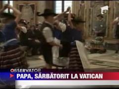 Papa Benedict al 16-lea si-a serbat ziua de nastere in stil bavarez