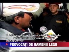 IMAGINI SOCANTE / Spulberate de o masina de politie