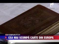 Cea mai veche carte din Europa, vanduta cu 9 milioane de lire sterline