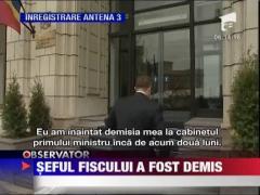 Serban Pop, noul sef de la ANAF. Sorin Blejnar a fost demis