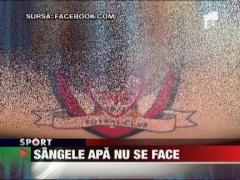 Cristian Sapunaru si-a tatuat pe brat sigla Rapidului!