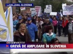 Greva de amploare in Slovenia