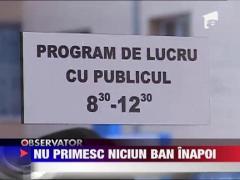 Pensionarii din Arges  lupta sa  isi recupereze banii