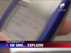 Amenintare cu bomba prin sms
